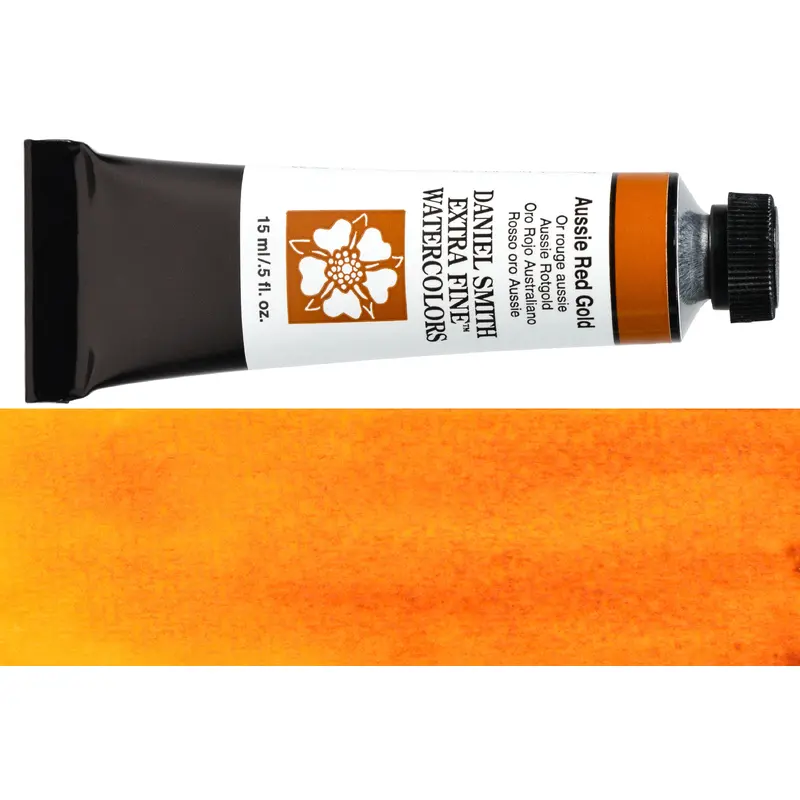 Daniel Smith Extra Fine Watercolor, 15 mL, Aussie Red Gold
