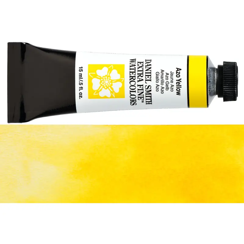 Daniel Smith Extra Fine Watercolor, 15 mL, Azo Yellow