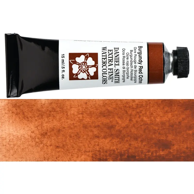 Daniel Smith Extra Fine Watercolor, 15 mL, Burgundy Red Ochre
